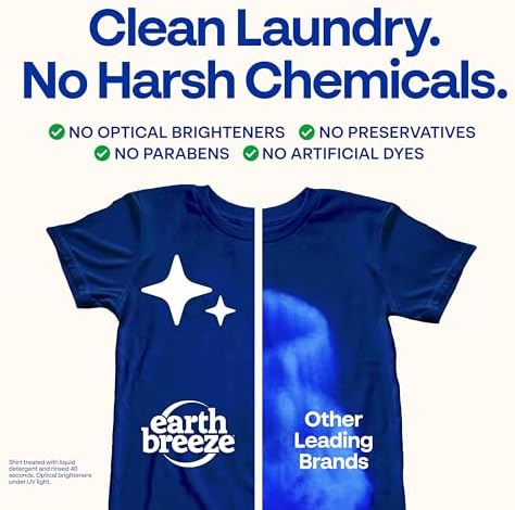 Earth Breeze laundry detergent sheets — pack detail