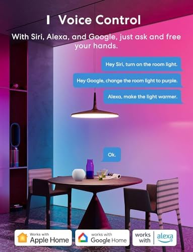 Meross Smart LED Bulb — alternate angle showing product details