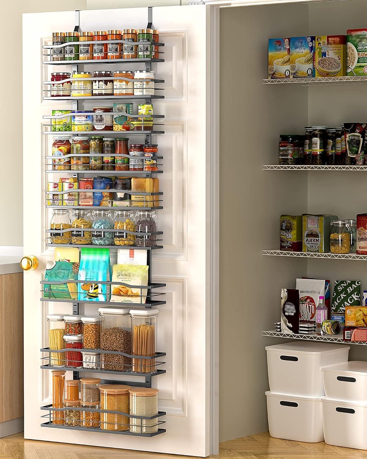 Moforoco 9-tier over-the-door pantry organizer product
