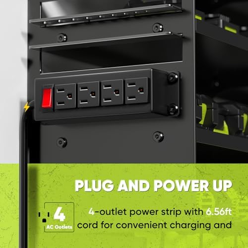 Stop Hunting for the Charged Drill — Wall-Mount Your Power T — alternate angle showing product details