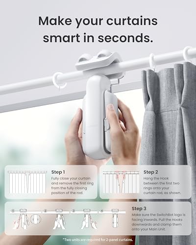 Waking Up in a Dark Cave Gets Old — SwitchBot's Curtain Open — close-up of key features and build quality