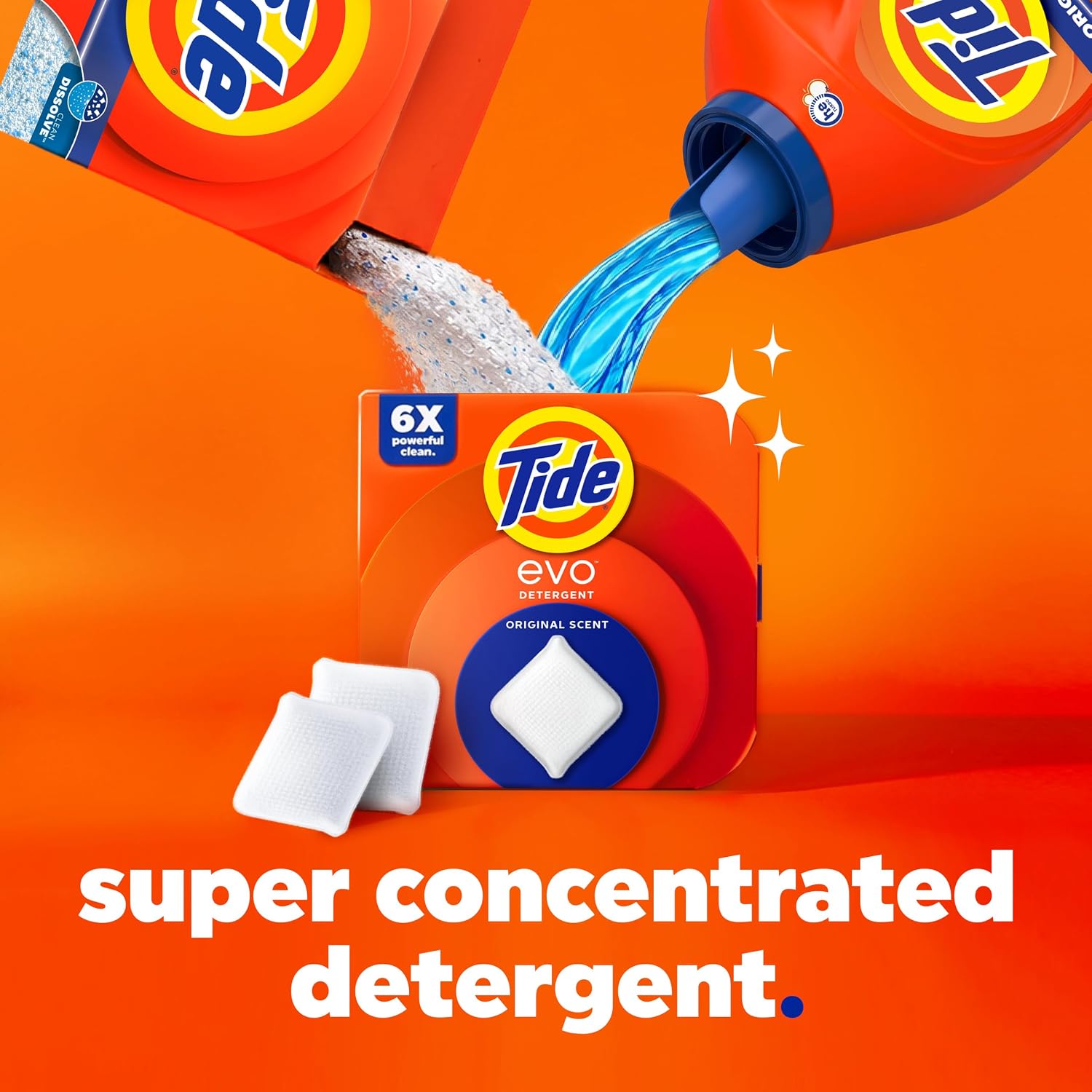 Tide evo laundry detergent tiles — pack detail