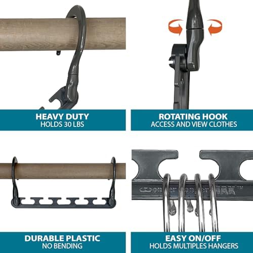 Your Closet Rod Is Full and the Floor Beneath It Is Empty —  — alternate angle showing product details